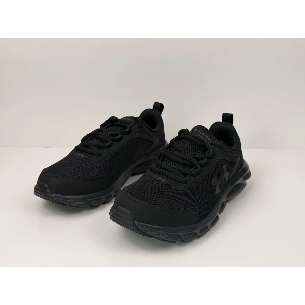 Under Armour Charged Assert Women's Size 9 D Wide Black/Black 3024862-002
